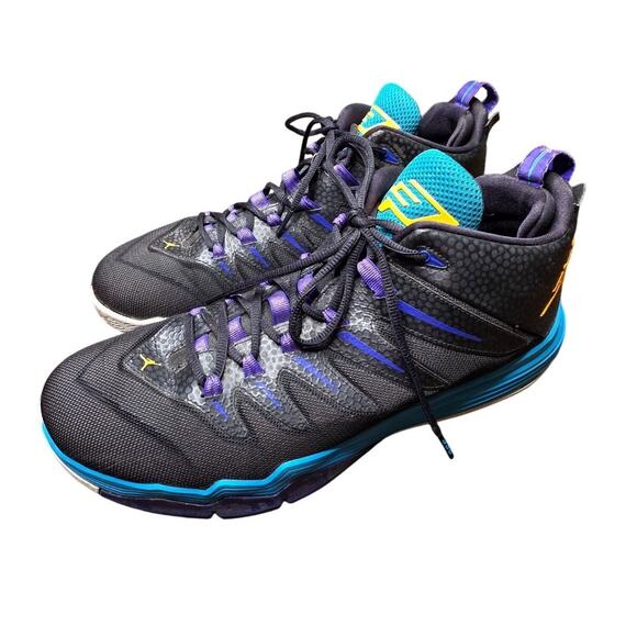 Nike Air Jordan Chris Paul CP3.XI Blue Black Purple Men's 14 - Picture 1 of 16